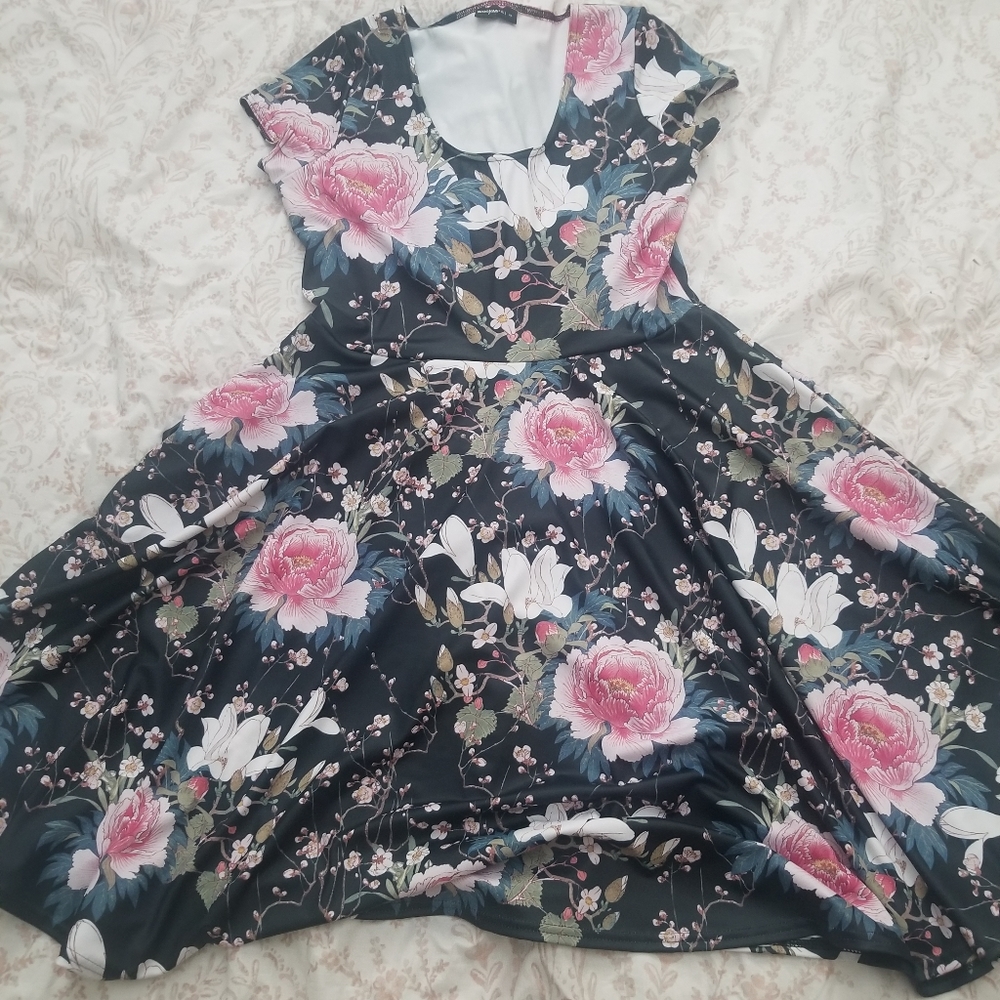 Black Milk *Sample* Floral Dress